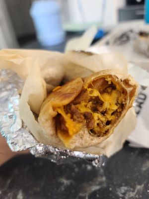 Vegan Burrito at Gregory's Coffee - New Jersey Ave in Washington