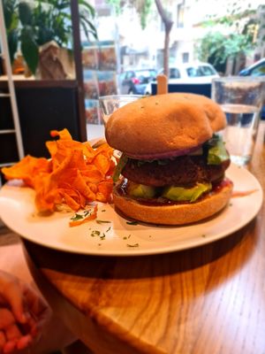 Avocado Burger at Avocado in Athens