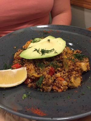 seasonal salad special at Avocado in Athens