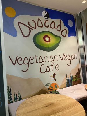 Signage  at Avocado in Athens