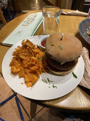 Avocado burger  at Avocado in Athens