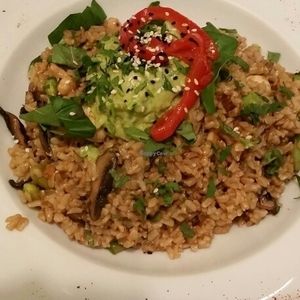 brown rice w/goodness. at Avocado in Athens