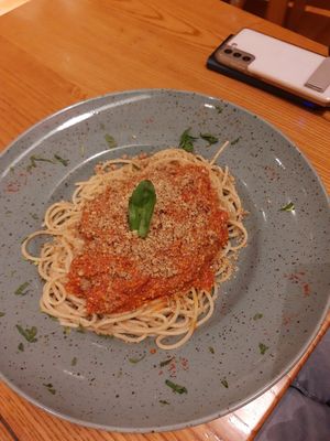 Jasmine pasta at Avocado in Athens