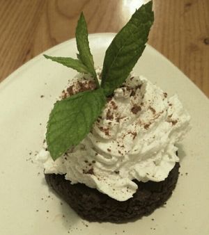 coconut pistachio chocolate - didn't like it at Avocado in Athens