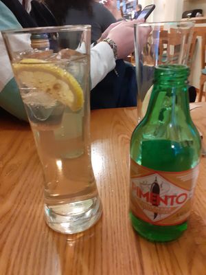 Pimento drink (nice but quite spicy) 😅 at Avocado in Athens