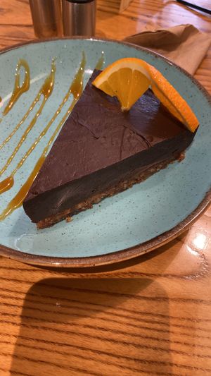 chocolate tarte cake  at Avocado in Athens
