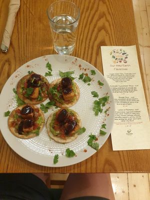 Vegan tost at Avocado in Athens