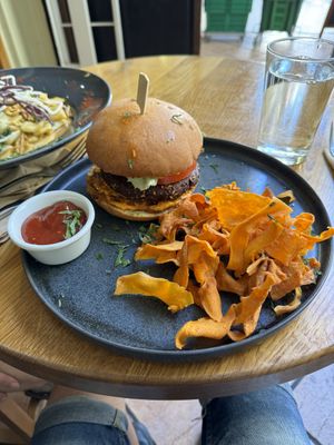 Protein burger  at Avocado in Athens