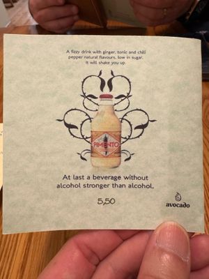 Drinks at Avocado in Athens