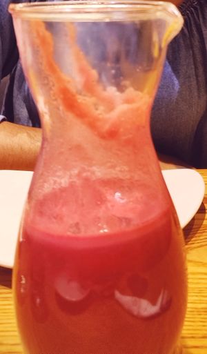 Beetroot based juice at Avocado in Athens