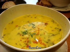 goan curry soup at Avocado in Athens