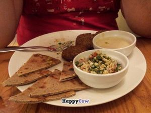 Falafel plate at Avocado in Athens