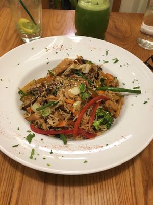 Rice, tofu and vegetables  at Avocado in Athens