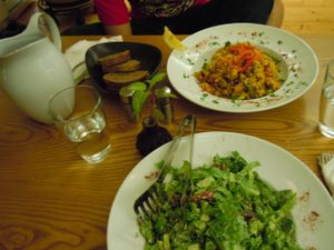 Caesar Salad and Paella at Avocado in Athens