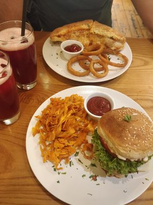 Forest burger at Avocado in Athens