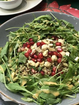 Rocket and quinoa salad at Avocado in Athens