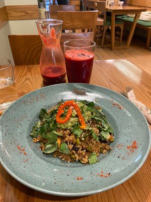 Luminous Vegan and Ginger Passion at Avocado in Athens