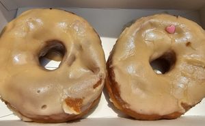 Maple glazed doughtnuts at Cat Burglar Dough Co in Brighton
