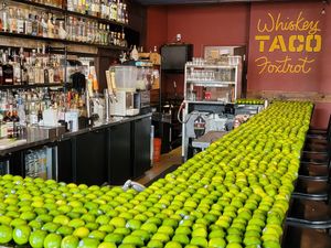 Fresh lime juice house margaritas! at Whiskey Taco Foxtrot in Clawson