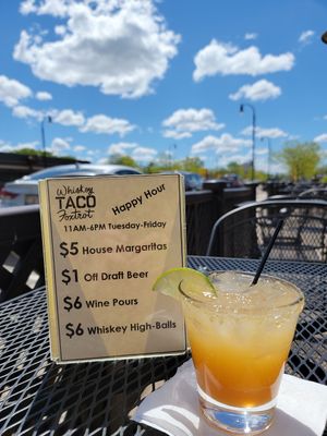 Peach Margarita at Whiskey Taco Foxtrot in Clawson