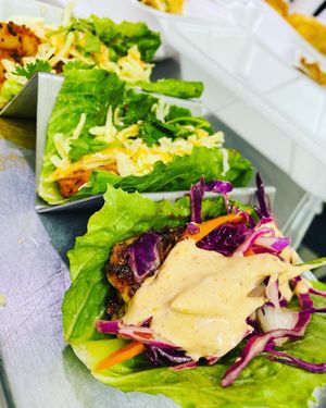 Lettuce wraps! at Whiskey Taco Foxtrot in Clawson