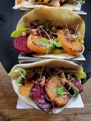 Beet Apple #Veganuary at Whiskey Taco Foxtrot in Clawson