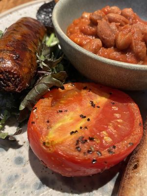 Sausage was amazing!  at Mallow - Borough Market in South East London