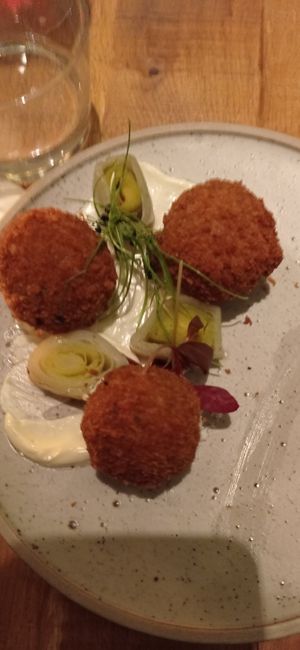 Truffle croquettes at Mallow - Borough Market in South East London