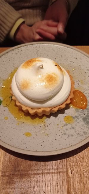 Lemon meringue pie at Mallow - Borough Market in South East London