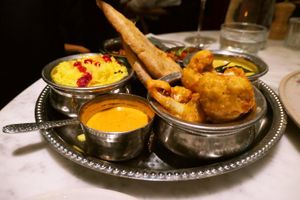 Market thali   at Mallow - Borough Market in South East London