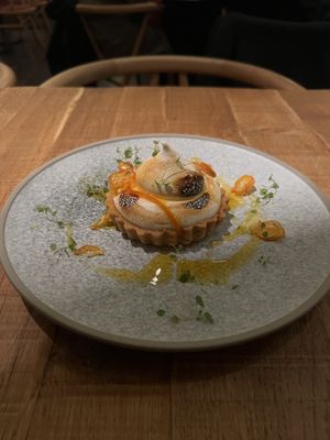 Lemon meringue pie  at Mallow - Borough Market in South East London