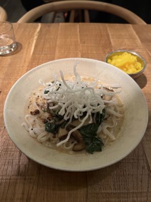 White miso dashi  at Mallow - Borough Market in South East London