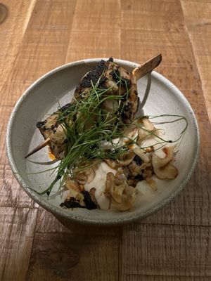 Celearic skewer  at Mallow - Borough Market in South East London