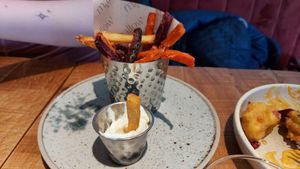 Root fries at Mallow - Borough Market in South East London