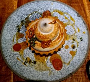 kumquat lemon meringue pie at Mallow - Borough Market in South East London