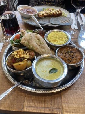 Market Thali   at Mallow - Borough Market in South East London