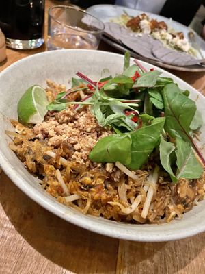 Pad something (best tempeh dish I’ve ever tasted)   at Mallow - Borough Market in South East London