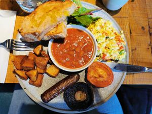 English breakfast at Mallow - Borough Market in South East London