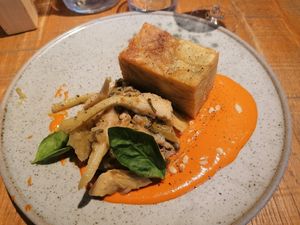 Artichoke caponata at Mallow - Borough Market in South East London