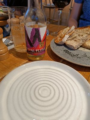 Bread, spread, kombucha at Mallow - Borough Market in South East London