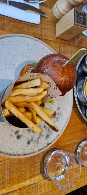 Chicken burger at Mallow - Borough Market in South East London