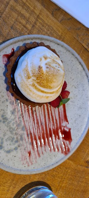 Chocolate tart smore at Mallow - Borough Market in South East London