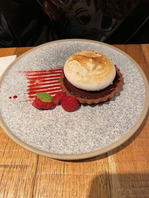 Tarte de chocolate  at Mallow - Borough Market in South East London