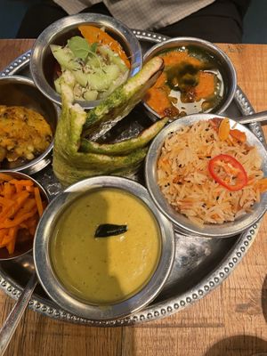 Thali  at Mallow - Borough Market in South East London