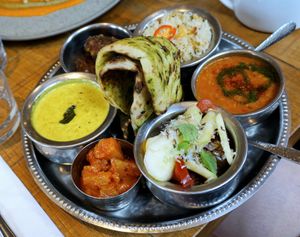 market thali at Mallow - Borough Market in South East London