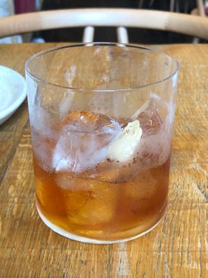 banana hazelnut old fashioned at Mallow - Borough Market in South East London