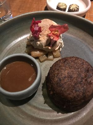 Banana toffee pudding   at Mallow - Borough Market in South East London