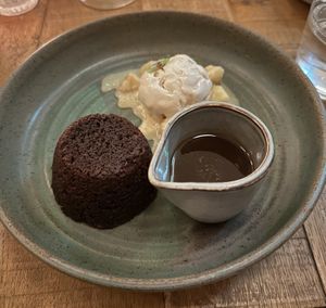 Ginger sticky toffee pud  at Mallow - Borough Market in South East London