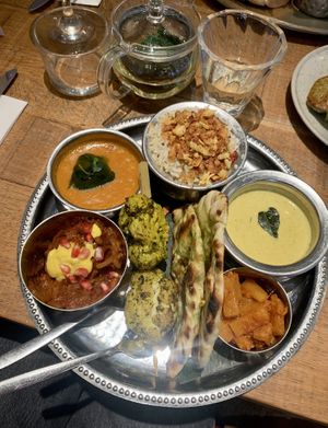 Thali  at Mallow - Borough Market in South East London
