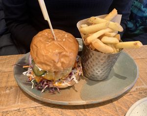 Truffle burger 🍔  at Mallow - Borough Market in South East London